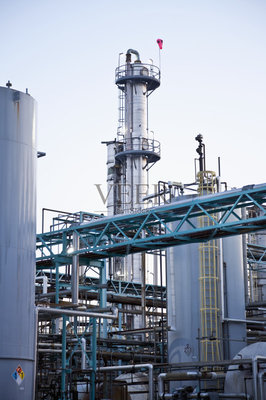 化工廠,部分,精煉廠,建筑結(jié)構(gòu),蒸餾塔